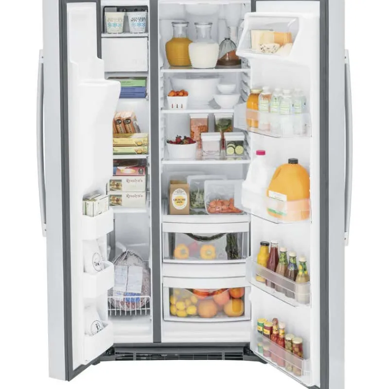 GE Appliances GE 23,2 Cu Ft 33 In Refrigerator Side by side - GSS23GYPFS