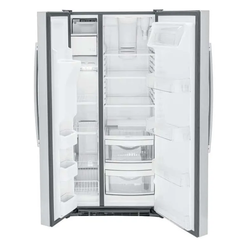 GE Appliances GE 23,2 Cu Ft 33 In Refrigerator Side by side - GSS23GYPFS