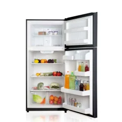 GE Appliances GE 18 Cu Ft 30 In Refrigerator Top Freezer - GTE18FTLKBB