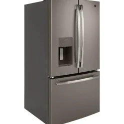 GE Appliances GE 25.5 Cu Ft 36 In Refrigerator Bottom Freezer, French door - GFE26JMMES