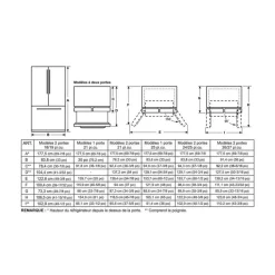 GE Appliances GE 25.5 Cu Ft 36 In Refrigerator Bottom Freezer, French door - GFE26JMMES