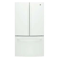 GE Appliances GE 26.7 Cu Ft 36 In Refrigerator Bottom Freezer, French door - GNE27JGMWW