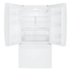 GE Appliances GE 26.7 Cu Ft 36 In Refrigerator Bottom Freezer, French door - GNE27JGMWW