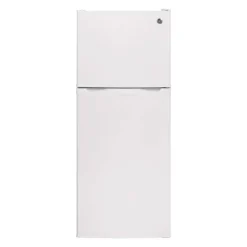 GE Appliances GE 11.6 Cu Ft 24 In Refrigerator Top Freezer - GPE12FGKWW
