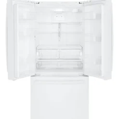 GE Appliances GE 18.6 Cu Ft 33 In Refrigerator Bottom Freezer - GWE19JGLWW