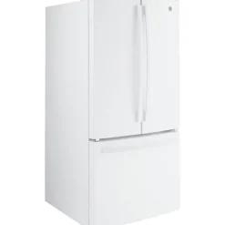 GE Appliances GE 18.6 Cu Ft 33 In Refrigerator Bottom Freezer - GWE19JGLWW