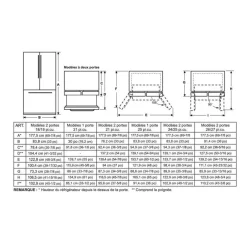 GE Appliances GE 18.6 Cu Ft 33 In Refrigerator Bottom Freezer - GWE19JGLWW