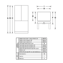 GE Appliances GE 27 Cu Ft 36 In Refrigerator Bottom Freezer, French door - GNE27JMMES
