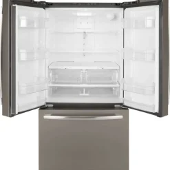 GE Appliances GE 27 Cu Ft 36 In Refrigerator Bottom Freezer, French door - GNE27JMMES
