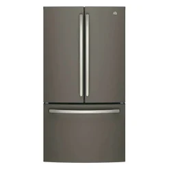GE Appliances GE 27 Cu Ft 36 In Refrigerator Bottom Freezer, French door - GNE27JMMES
