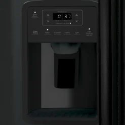 GE Appliances GE 23.2 Cu Ft 33 In Refrigerator Side by side - GSS23GGPBB
