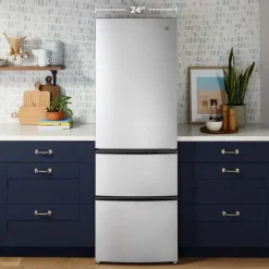 GE Appliances GE 11.9 Cu Ft 24 In Refrigerator Bottom Freezer - GLE12HSPSS