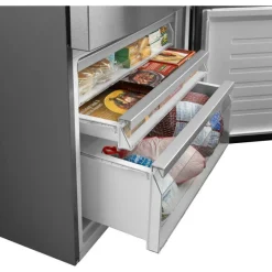 GE Appliances GE 17,7 Cu Ft 31 In Refrigerator Bottom Freezer - GBE17HYRFS
