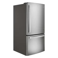 GE Appliances GE 24.8 Cu Ft 33 In Refrigerator Bottom Freezer - GDE25EYKFS