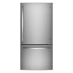 GE Appliances GE 24.8 Cu Ft 33 In Refrigerator Bottom Freezer - GDE25EYKFS