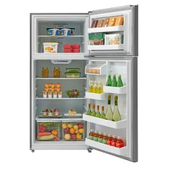 GE Appliances GE 18 Cu Ft 30 In Refrigerator Top Freezer - GTE18FSLKSS