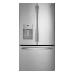 GE Appliances GE 20,6 Cu Ft 36 In Refrigerator Bottom Freezer, French door - GYE21JYMFS