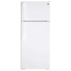 GE Appliances GE 17.5 Cu Ft 28 In Refrigerator Top Freezer - GTE18DTNRWW