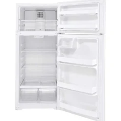 GE Appliances GE 17.5 Cu Ft 28 In Refrigerator Top Freezer - GTE18DTNRWW