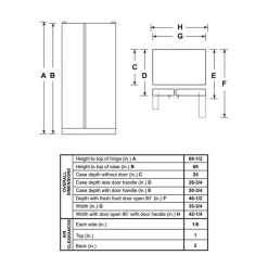 GE Appliances GE 21.8 Cu Ft 36 In Refrigerator Side by side - GZS22IMNES