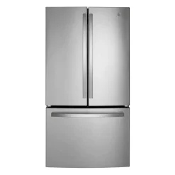 GE Appliances GE 27 Cu Ft 36 In Réfrigerator Bottom Freezer, French door - GNE27JYMFS