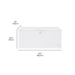 GE Appliances GE 21,7 Cu Ft Freezer , Honrizontal, 73.25