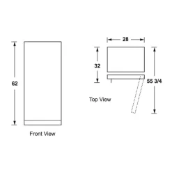 GE Appliances GE 14 Cu Ft Freezer , Vertical, 30