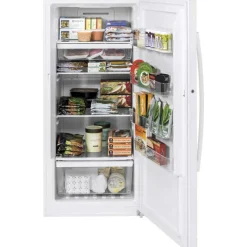GE Appliances GE 14 Cu Ft Freezer , Vertical, 28.5