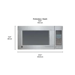 GE Appliances GE 1.1 Cu Ft Microwave  21.5" JES1140STC