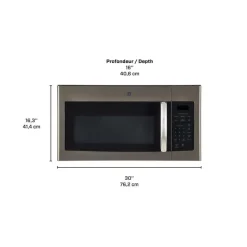 GE Appliances GE 1.6 Cu Ft Microwave/Hood, , 300 - JVM1635SLJC