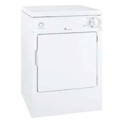 GE Appliances GE 3.6 Cu Ft Portable Dryer Front-Load 24" - PSKP333EBWW