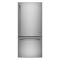GE Appliances GE 30 In 21 Cu Ft Refrigerator Bottom Freezer - GDE21DYRKFS