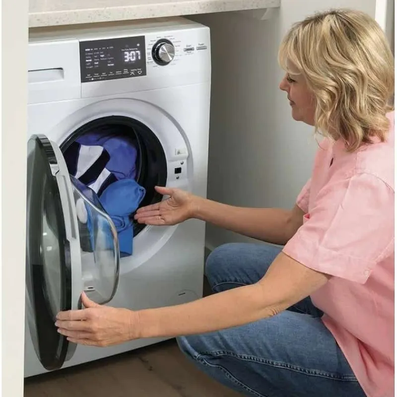 GE Appliances GE 2 in 1 dryer washer, , 24'', Front-Load - GFQ14ESSNWW