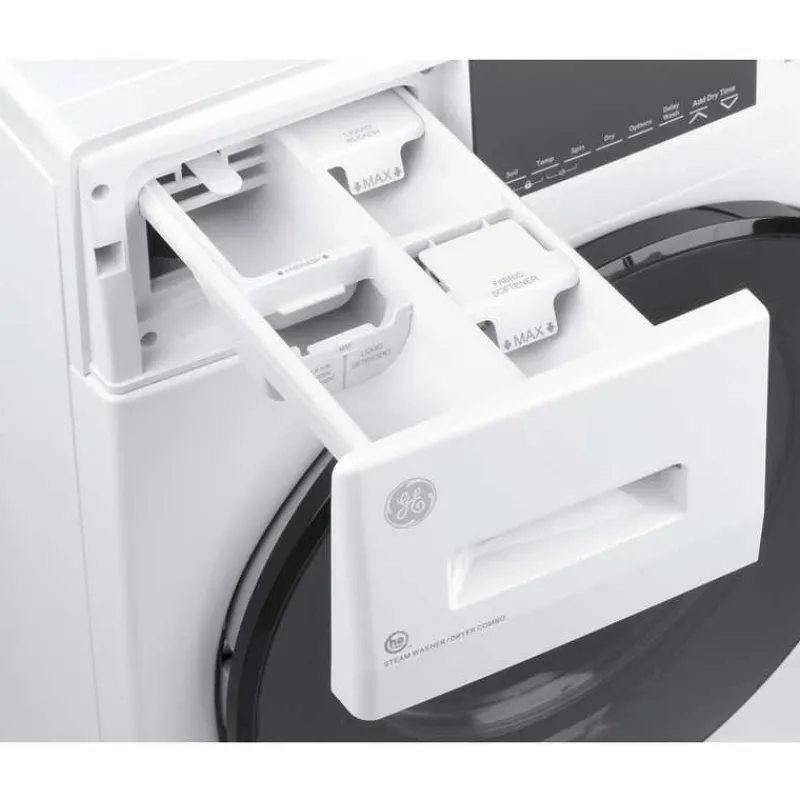 GE Appliances GE 2 in 1 dryer washer, , 24'', Front-Load - GFQ14ESSNWW