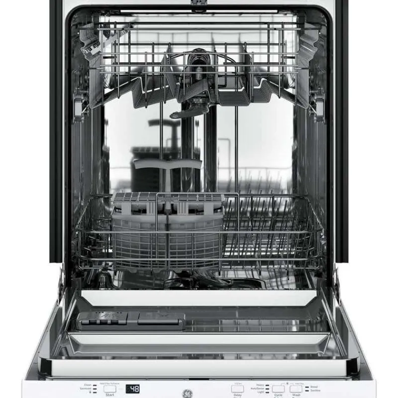 GE Appliances GE Dishwasher Built-In 24" 51dB - GDT225SGLWW