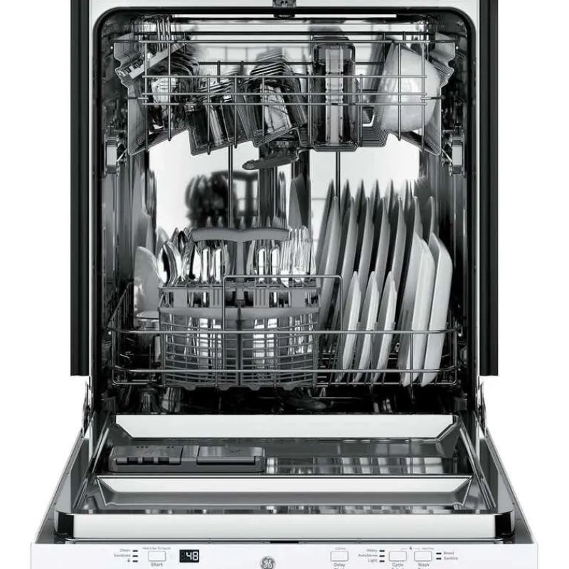 GE Appliances GE Dishwasher Built-In 24" 51dB - GDT225SGLWW