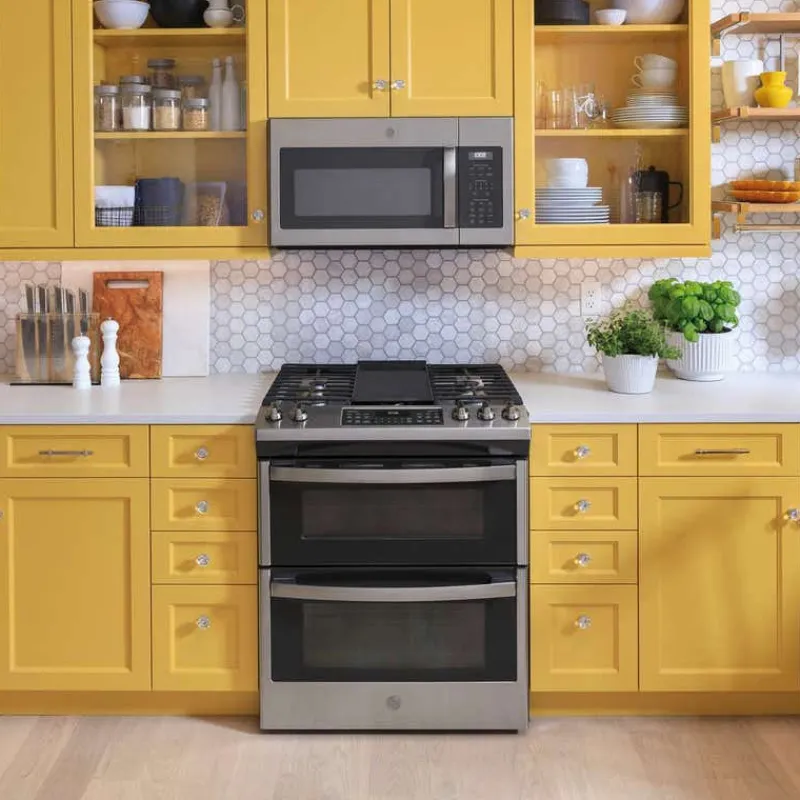 GE Appliances GE Double Oven Range 30" Gaz Gas - JCGSS86SPSS