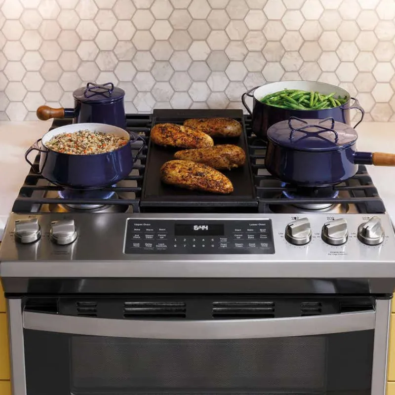 GE Appliances GE Double Oven Range 30" Gaz Gas - JCGSS86SPSS