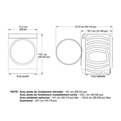 GE Appliances GE Dryer Front-Load 28" - GFD65ESMVDS