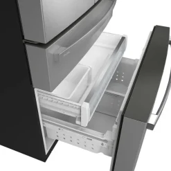 GE Profile 28,7 Cu Ft 36 In Refrigerator Bottom Freezer, French door - PGE29BYTFS