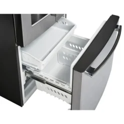 GE Profile 17,5 Cu Ft 33 In Refrigerator Bottom Freezer, French door - PYE18HYRCFS