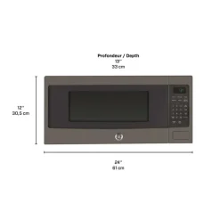 GE Profile 1.1 Cu Ft Microwave  24