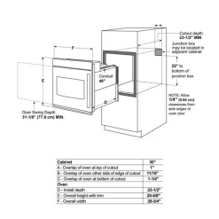 GE Profile Built-In Wall Oven  30"  Electric - PTS700LSNSS