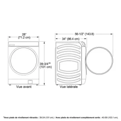 GE Profile Washer & Dryer Kit, , Front-Load - PFW-PFD87