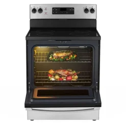 GE Appliances GE Range 30" Electric Glass-Ceramic - JCBS630SVSS