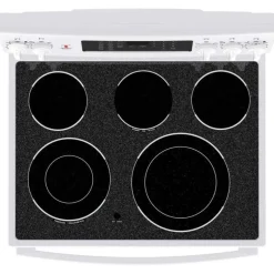 GE Appliances GE Range 30" Electric Glass-Ceramic - JCB840DVWW