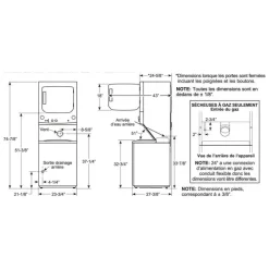 GE Appliances GE Spacemaker Laundry Center, , 24", Top-Load - GUD24ESMMWW