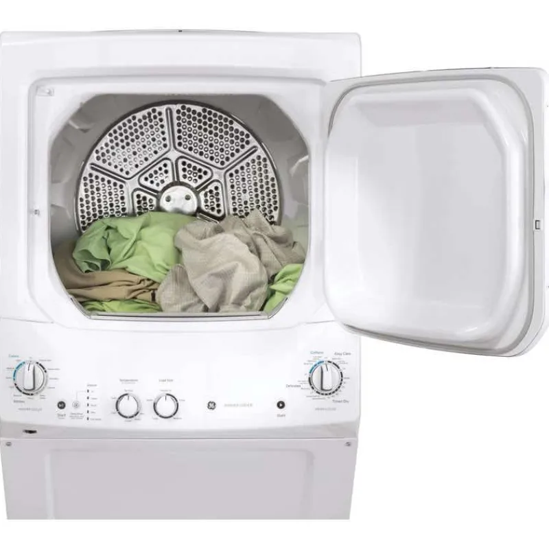 GE Appliances GE Spacemaker Laundry Center, , 24", Top-Load - GUD24ESMMWW