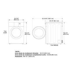GE Appliances GE Washer & Dryer KIt, , Front-Load - GFW-GFD14