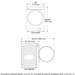 GE Appliances GE Washer Front-Load 28" - GFW655SPVDS